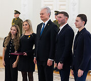 Valstybės apdovanojimų įteikimo ceremonija