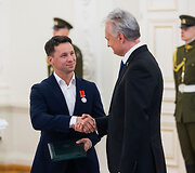 Valstybės apdovanojimų įteikimo ceremonija