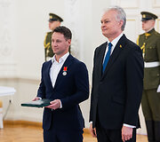 Valstybės apdovanojimų įteikimo ceremonija