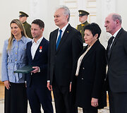 Valstybės apdovanojimų įteikimo ceremonija