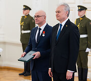 Valstybės apdovanojimų įteikimo ceremonija