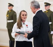 Valstybės apdovanojimų įteikimo ceremonija