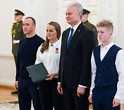 Valstybės apdovanojimų įteikimo ceremonija