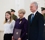 Valstybės apdovanojimų įteikimo ceremonija