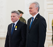Valstybės apdovanojimų įteikimo ceremonija