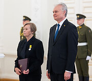 Valstybės apdovanojimų įteikimo ceremonija