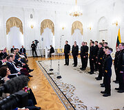 Valstybės apdovanojimų įteikimo ceremonija