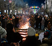 Vasario 16-osios laužų uždegimo ceremonija