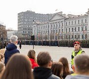 &Scaron;aulių priesaikos ir jaunųjų &scaron;aulių pasižadėjimo ceremonija