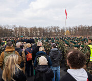 &Scaron;aulių priesaikos ir jaunųjų &scaron;aulių pasižadėjimo ceremonija