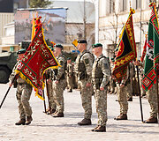 Lietuvos kariuomenės Pirmosios divizijos vėliavos įteikimo ceremonija