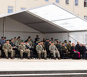 Lietuvos kariuomenės Pirmosios divizijos vėliavos įteikimo ceremonija
