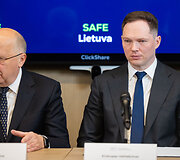 Finansų ministerijoje sutarties dėl 6,375 mlrd. eurų gynybai per SAFE programą pasira&scaron;ymas