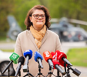 Sraigtasparnių nusileidimo aik&scaron;telės Santari&scaron;kių žiede atidarymas