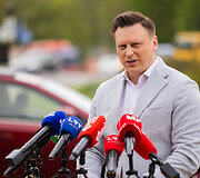 Sraigtasparnių nusileidimo aik&scaron;telės Santari&scaron;kių žiede atidarymas