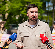 Laisvės partijos organizuojama akcija &bdquo;Meilė nugalės&ldquo;