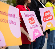 Laisvės partijos organizuojama akcija &bdquo;Meilė nugalės&ldquo;
