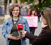 Laisvės partijos organizuojama akcija &bdquo;Meilė nugalės&ldquo;