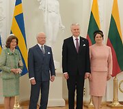&Scaron;vedijos karali&scaron;koji pora apsilankė prezidentūroje