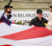 Solidarumo mitingas su Baltarusijos politiniais kaliniais