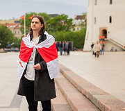 Solidarumo mitingas su Baltarusijos politiniais kaliniais