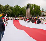 Solidarumo mitingas su Baltarusijos politiniais kaliniais