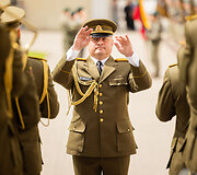 Lietuvos kariuomenės Karo komendantūrų valdybos vėliavos įteikimo ceremonija
