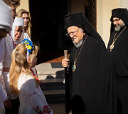 Konstantinopolio Visuotinio Patriarcho Baltramiejus I i&scaron;kilmingos pamaldos