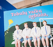 Ant Vilniaus Žaliojo tilto i&scaron;kilo skulptūros tobuliems vaikams