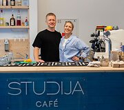Kavinės &bdquo;Studija&ldquo; savininkai
