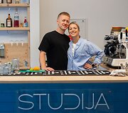 Kavinės &bdquo;Studija&ldquo; savininkai