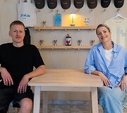 Kavinės &bdquo;Studija&ldquo; savininkai
