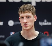 Kasparas Jakučionis jaunųjų krep&scaron;inio talentų stovykloje