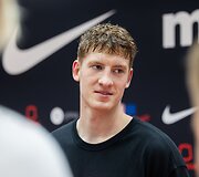 Kasparas Jakučionis jaunųjų krep&scaron;inio talentų stovykloje