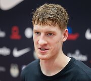 Kasparas Jakučionis jaunųjų krep&scaron;inio talentų stovykloje