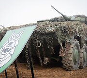Pirmųjų Lietuvos kariuomenės tankų įgulų vykdomas kovinis &scaron;audymas i&scaron; tankų &bdquo;Leopard 2A6&ldquo;
