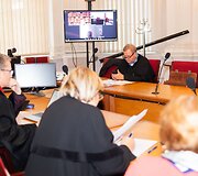 Teismo posėdis dėl nusikaltimų &Scaron;alčininkų rajone