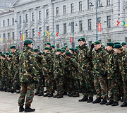 &Scaron;aulių priesaikos ir jaunųjų &scaron;aulių pasižadėjimo ceremonija