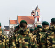 &Scaron;aulių priesaikos ir jaunųjų &scaron;aulių pasižadėjimo ceremonija