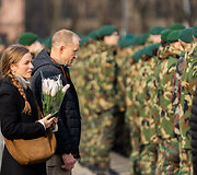 &Scaron;aulių priesaikos ir jaunųjų &scaron;aulių pasižadėjimo ceremonija