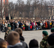 &Scaron;aulių priesaikos ir jaunųjų &scaron;aulių pasižadėjimo ceremonija