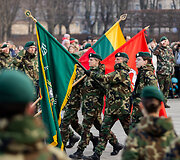 &Scaron;aulių priesaikos ir jaunųjų &scaron;aulių pasižadėjimo ceremonija