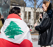 Palestinos palaikymo akcija