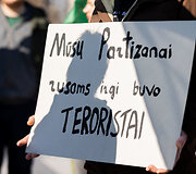 Palestinos palaikymo akcija