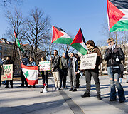 Palestinos palaikymo akcija