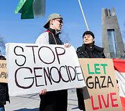 Palestinos palaikymo akcija