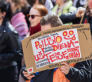 Profesinės sąjungos (G1PS) ir &bdquo;KArtu &ndash; Kairiųjų Aljanso&ldquo; eitynės