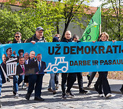 Profesinės sąjungos (G1PS) ir &bdquo;KArtu &ndash; Kairiųjų Aljanso&ldquo; eitynės