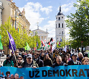 Profesinės sąjungos (G1PS) ir &bdquo;KArtu &ndash; Kairiųjų Aljanso&ldquo; eitynės