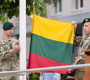 Ukrainos gynėjų vaikų vasaros stovyklos atidarymas